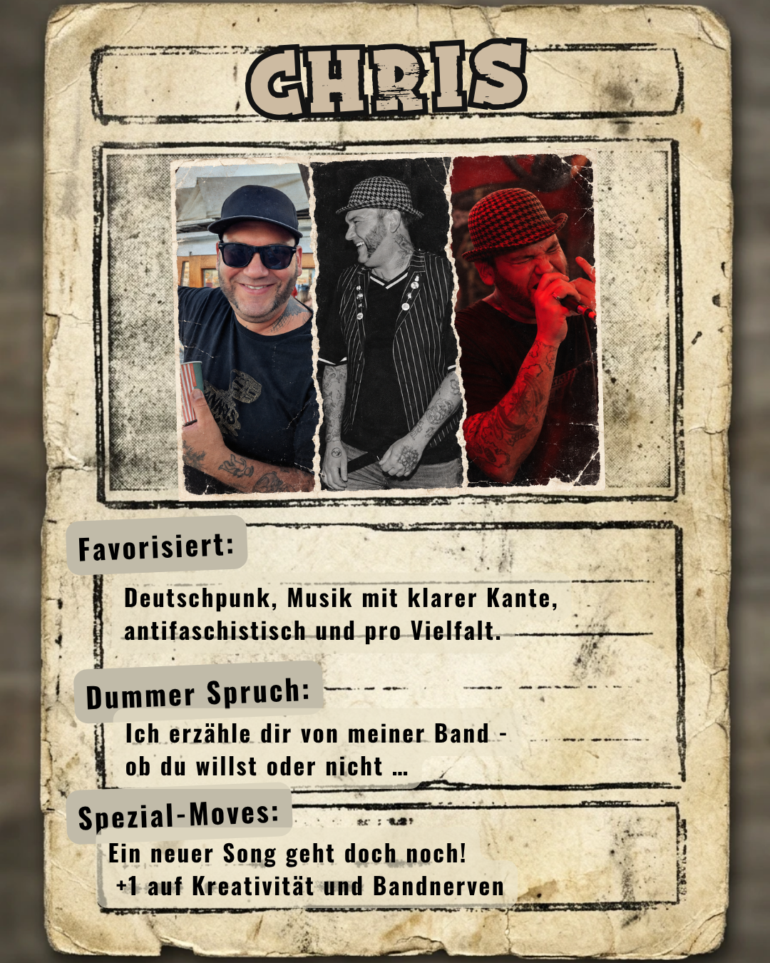 Sammelkarte von Chris